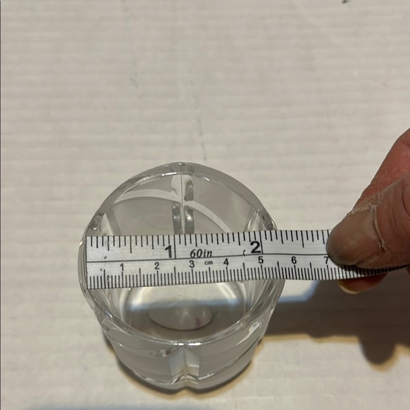 Vintage Elegant crystal 24% lead Votive Holder - Picture 6 of 6
